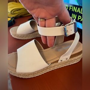 White Chunky Sandals